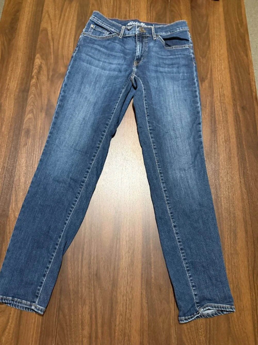 Eddie Bauer Women's Boyfriend Slim 6 - Picture 2 of 14